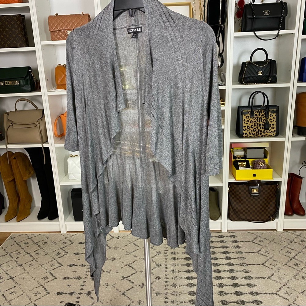 EXPRESS Ruffles Cardigan